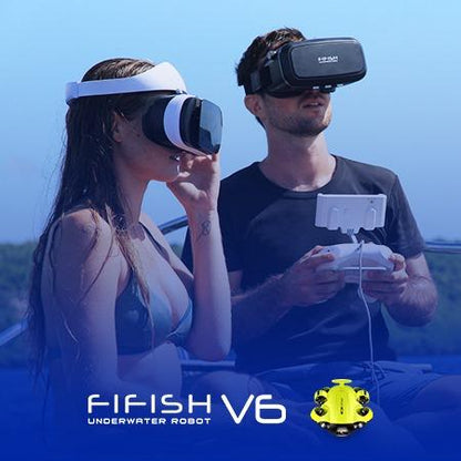 QYSea Fifish V6 Underwater Robot ROV with VR Goggles