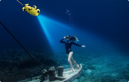 QYSea Fifish V6 Underwater Robot ROV with VR Goggles